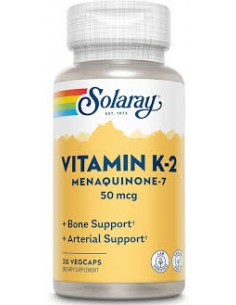 VITAMINA K2 30 Cáps, Solaray @