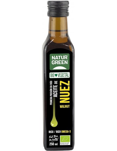 ACEITE NUEZ Eco 250ml, NaturGreen @