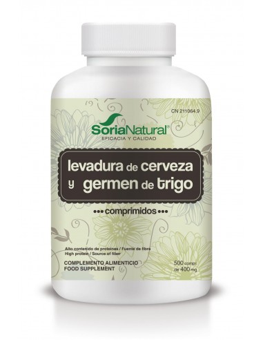 LEVADURA+GERMEN DE TRIGO 500 Comprimidos