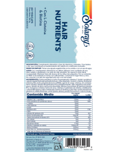 HAIR NUTRIENTS 120 Capsulas 2