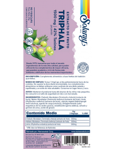 TRIPHALA 90 Cápsulas 2